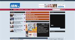 Desktop Screenshot of ibn-tv.com