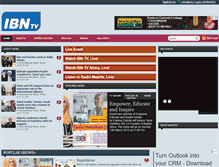 Tablet Screenshot of ibn-tv.com